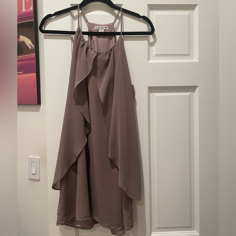 Purple dress bought at a small boutique